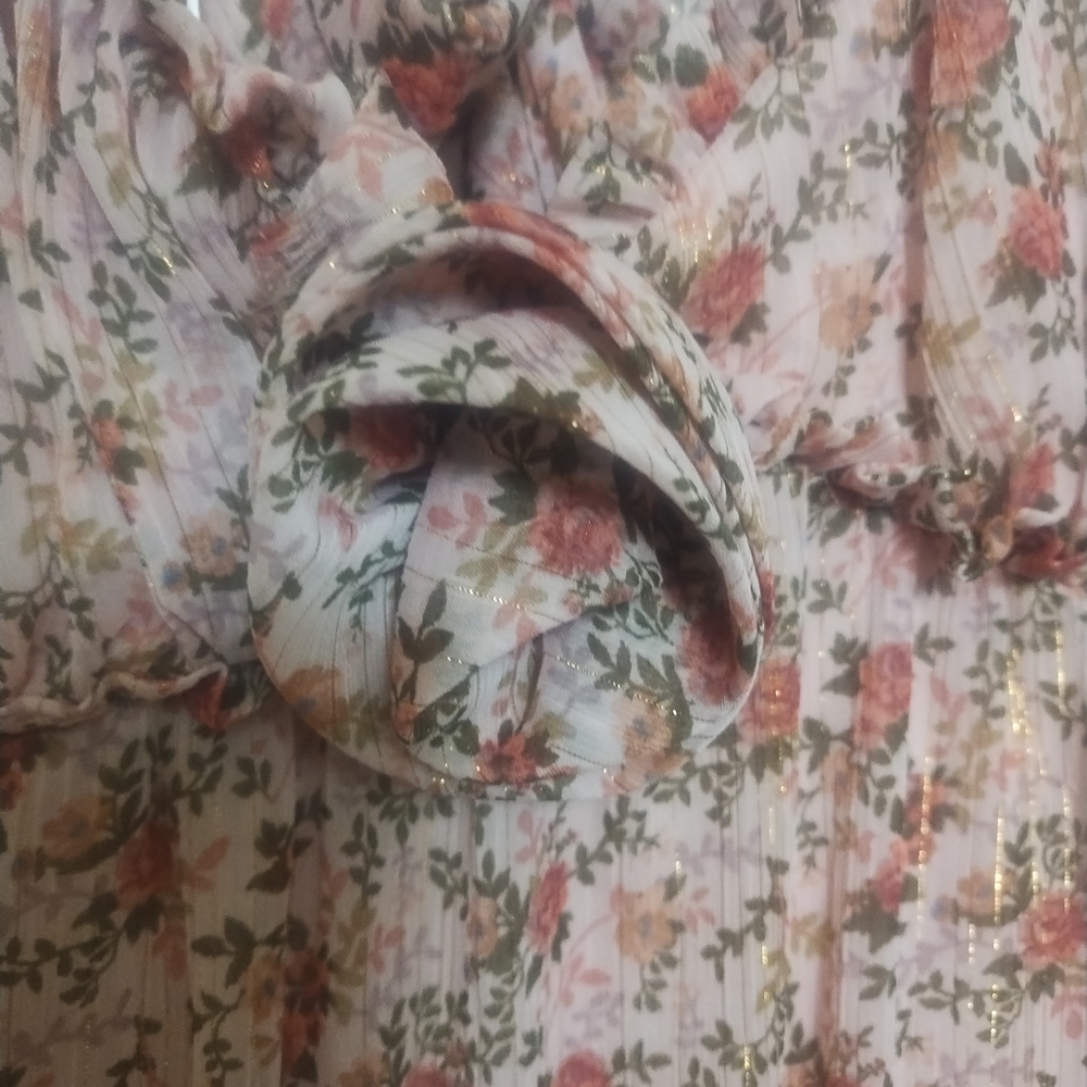 City Triangles Floral Ruffle Mini Dress - Picture 3 of 7